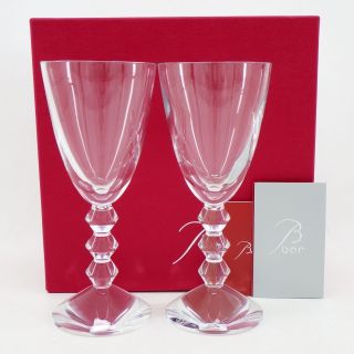 バカラ(Baccarat)のBaccarat バカラ ベガ クリア ワイングラス 18cm 計2点 箱付き(グラス/カップ)