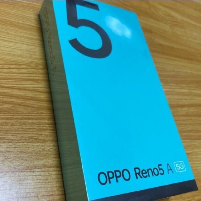 OPPO(オッポ)のOPPO Reno5 A 128GB アイスブルー スマホ/家電/カメラのスマートフォン/携帯電話(スマートフォン本体)の商品写真