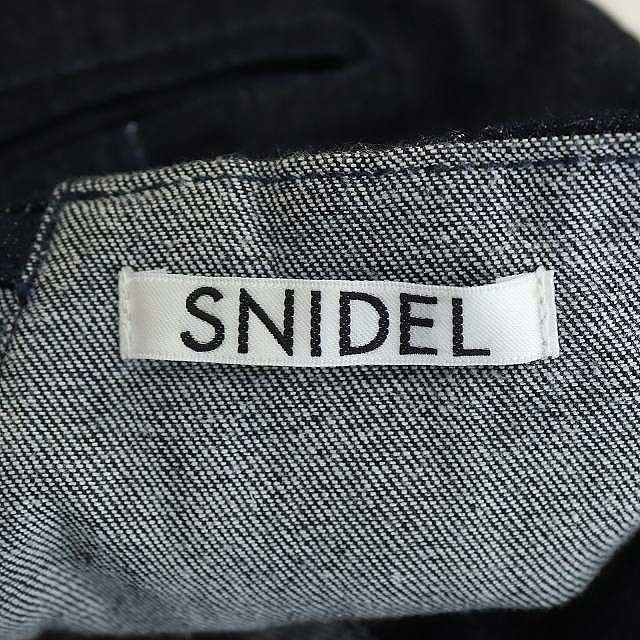 SNIDEL(スナイデル)のスナイデル 20SS レースアップデニム パンツ ジーンズ ハイウエスト レディースのパンツ(デニム/ジーンズ)の商品写真
