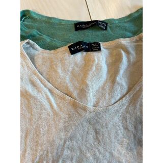 ザラ(ZARA)のZARA ニットTシャツ(Tシャツ/カットソー(半袖/袖なし))