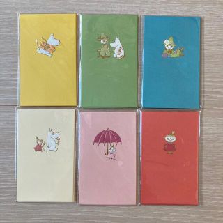 ムーミン(MOOMIN)の新品 ムーミン 箔エンボスぽち袋 6点(カード/レター/ラッピング)