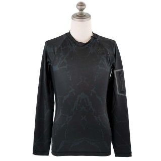 エンポリオアルマーニ(Emporio Armani)のEMPORIO ARMANI EA7 長袖シャツ ブラック Sサイズ(Tシャツ/カットソー(七分/長袖))