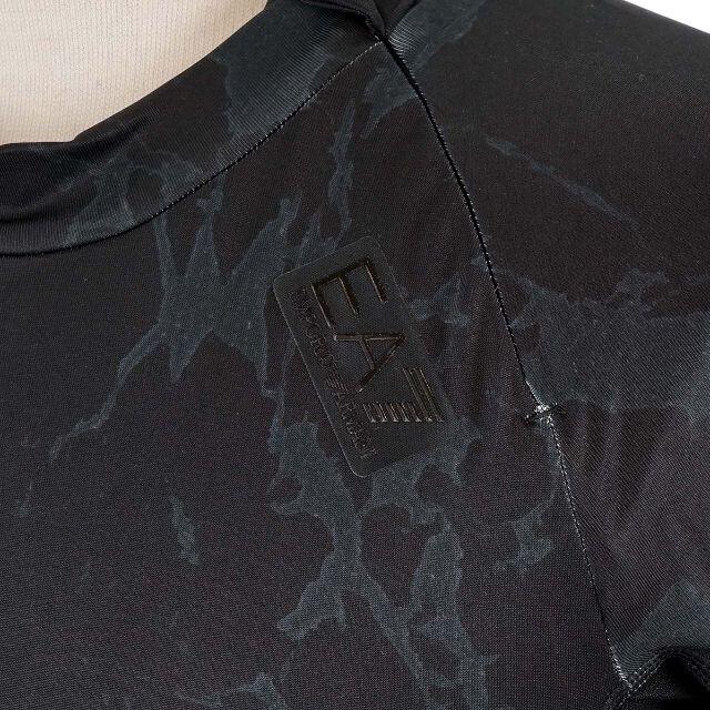 Emporio Armani(エンポリオアルマーニ)のEMPORIO ARMANI EA7 長袖シャツ ブラック Lサイズ メンズのトップス(Tシャツ/カットソー(七分/長袖))の商品写真
