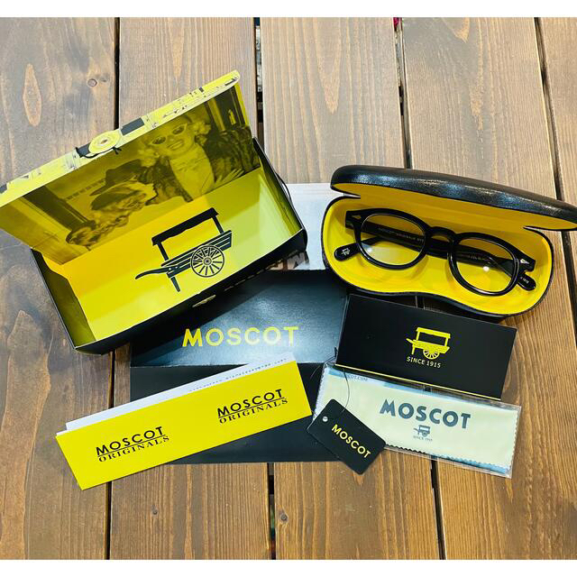 【極美品】MOSCOT モスコット　レムトッシュ 46 イエロー　サングラス