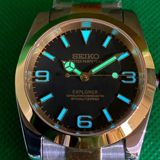 SEIKO MOD EX1 コンビ 金文字 こだわりハイクラスカス メンズの時計(腕時計(アナログ))の商品写真