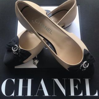 シャネル(CHANEL)の♡Chanel リボン バレリーナ♡(バレエシューズ)