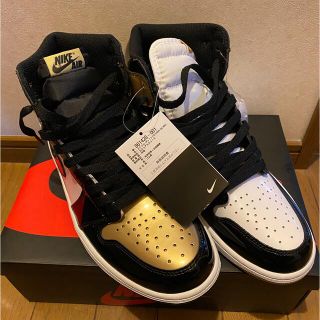 ナイキ(NIKE)のNIKE AIR JORDAN 1 RETRO TOP 3 GOLD (スニーカー)