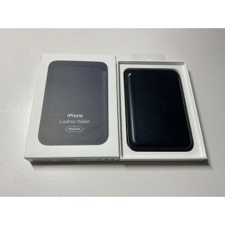 Apple - Apple純正 iPhoneレザーウォレット(Magsafe対応) ミッドナイト ...