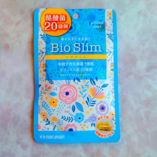 【送0円】maruman BIO Slim (ビオスリム) 60粒 1カ月分(ダイエット食品)