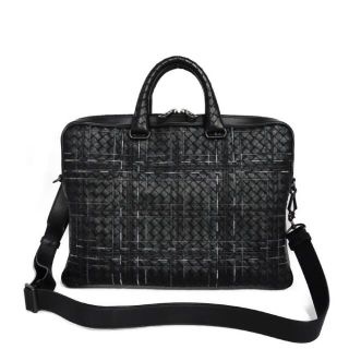 ボッテガヴェネタ(Bottega Veneta)のボッテガヴェネタ アトラス ブリーフケース イントレチャート ネロ 481087(ビジネスバッグ)