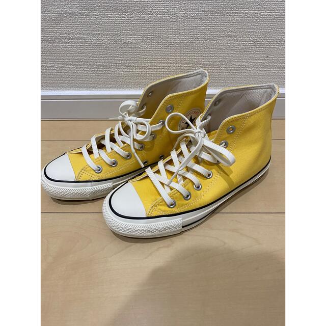 CONVERSE(コンバース)のコンバース チャックテイラー ハイカット イエロー 24.5cm レディースの靴/シューズ(スニーカー)の商品写真