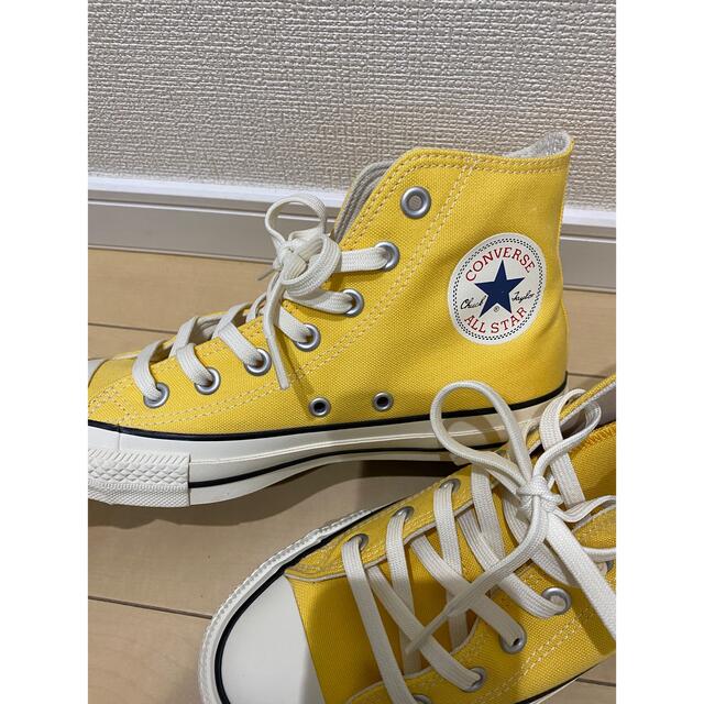 CONVERSE(コンバース)のコンバース チャックテイラー ハイカット イエロー 24.5cm レディースの靴/シューズ(スニーカー)の商品写真