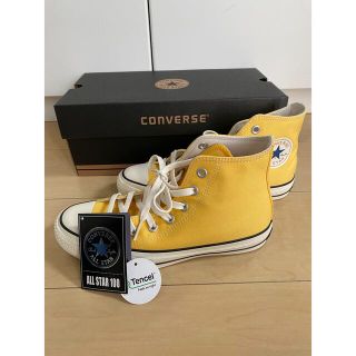 コンバース(CONVERSE)のコンバース チャックテイラー ハイカット イエロー 24.5cm(スニーカー)