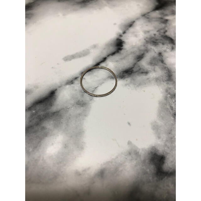 NOJESS(ノジェス)の極細シルバー刻印入り指輪 メンズのアクセサリー(リング(指輪))の商品写真