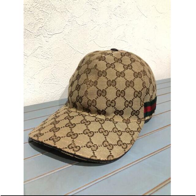 Gucci(グッチ)のソニー 様🌱専用♥️GUCCI🌟GGキャンバス ベースボールキャップ🧢 メンズの帽子(キャップ)の商品写真