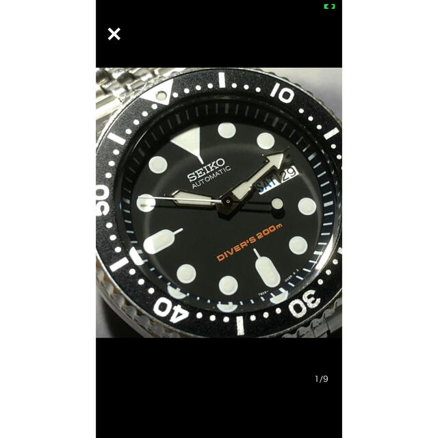 レア❓美品SEIKO SKX007KDブラックボーイ　オーバーホール済み