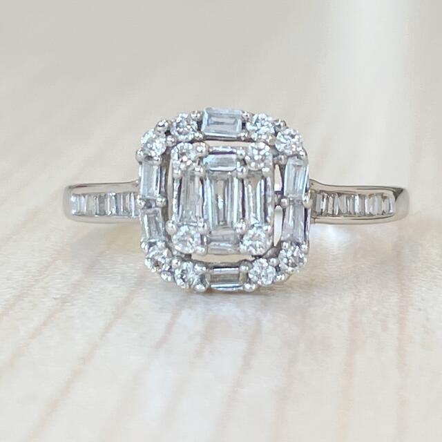 ✨合計0.3ct✨ダイヤモンド❣️ダイヤ K18WG リング 指輪 ✨合計0.3ct✨ダイヤモンド❣️ダイヤ K18WG リング 指輪