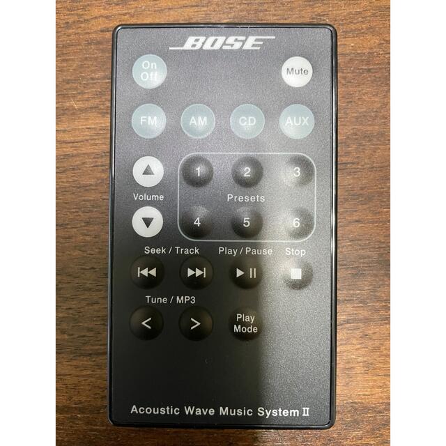 BOSE(ボーズ)のBose acoustic wave music system2用新品リモコン スマホ/家電/カメラのオーディオ機器(その他)の商品写真