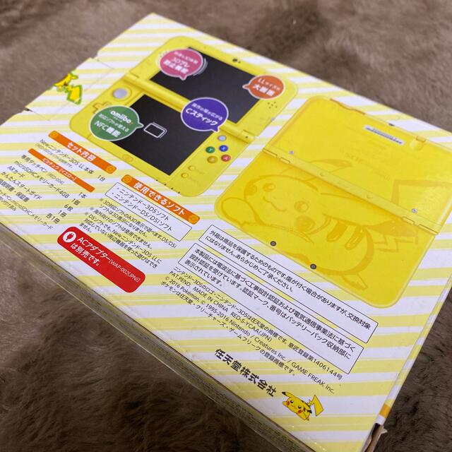 ニンテンドー3DS(ニンテンドー3DS)の新品 未使用 3DS LL ピカチュウ 本体  エンタメ/ホビーのゲームソフト/ゲーム機本体(携帯用ゲーム機本体)の商品写真