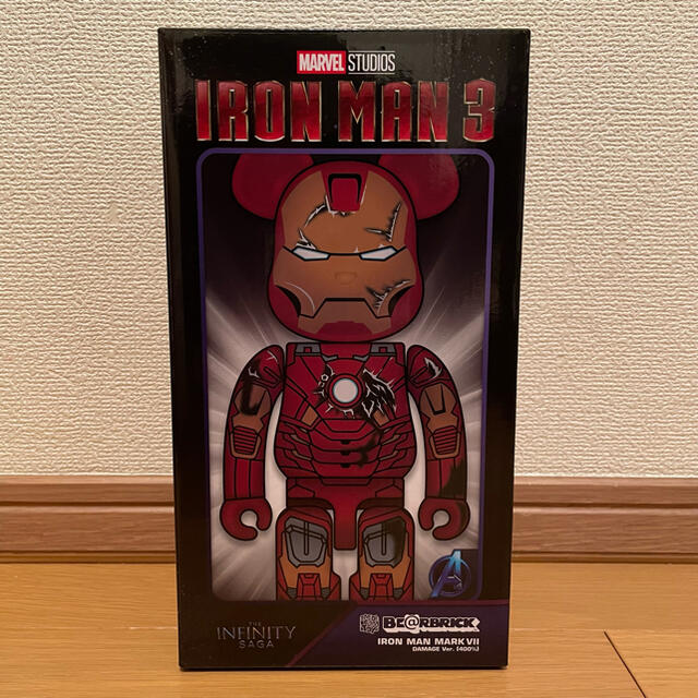 MEDICOM TOY(メディコムトイ)のBE@RBRICK IRON MAN MARK VII DAMAGE 400％ エンタメ/ホビーのフィギュア(アメコミ)の商品写真