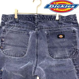 ディッキーズ(Dickies)の○ディッキーズ○アメリカ古着w36ダック地ワンポイントロゴペインターパンツメンズ(ワークパンツ/カーゴパンツ)