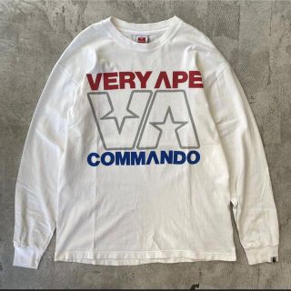 アベイシングエイプ(A BATHING APE)の90s Vintage Ape 初期 1996 UK エイプ ヘインズ ロンT(Tシャツ/カットソー(七分/長袖))