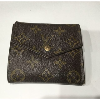 ルイヴィトン(LOUIS VUITTON)のルイヴィトン　モノグラム　M61660 二つ折り財布　中古　ジャンク品(財布)