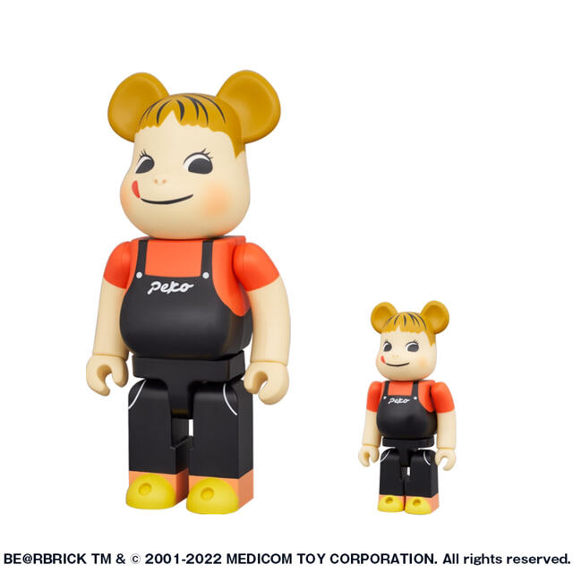 BE@RBRICK 100% 400% コーヒーミルキーペコちゃん　ベアブリック全高約280㎜