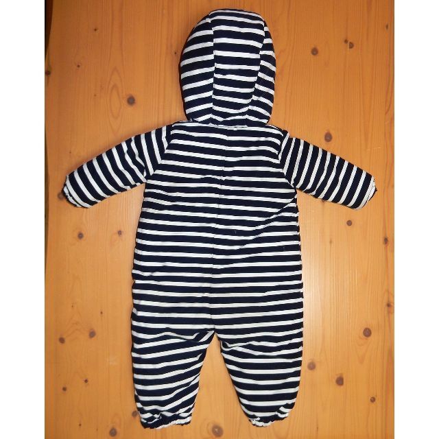 プチバトー PETITBATEAU ダブルファスナーカバーオール 6カ月67cm