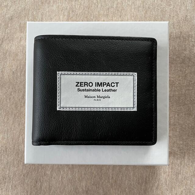 Maison Martin Margiela(マルタンマルジェラ)の黒新品 メゾン マルジェラ ZERO IMPACT 折り財布 札入れ ブラック メンズのファッション小物(折り財布)の商品写真