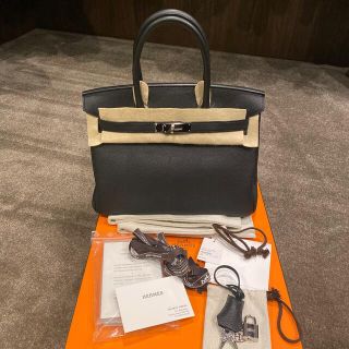 エルメス(Hermes)のエルメス　バーキン30 ブラックトゴ(ハンドバッグ)