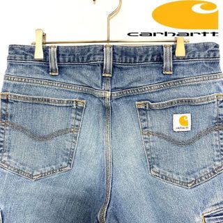 カーハート(carhartt)の○カーハート○アメリカ古着w32リラックスフィット　ジーンズデニムパンツ　メンズ(デニム/ジーンズ)