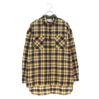 フィアオブゴッド(FEAR OF GOD)のフィアオブゴッド フランネルチェックオーバーサイズ長袖シャツ S(シャツ)