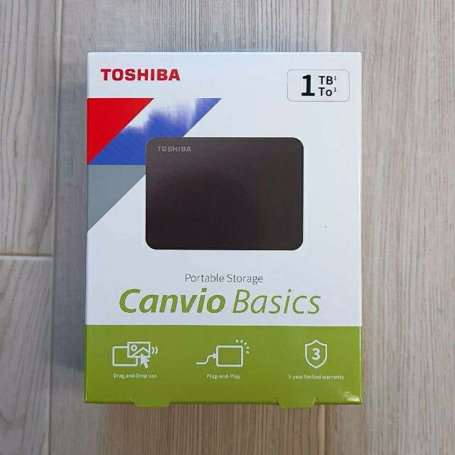 新品未使用　TOSHIBA Portable Storage HDD 1TB