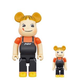 ベアブリック(BE@RBRICK)のBE＠RBRICK ペコちゃん コーヒーミルキー 100％ ＆ 400％(その他)