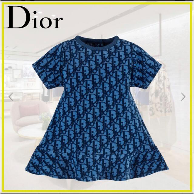 ディオール オブリーク ベルベットジャカード baby dior ワンピース ...