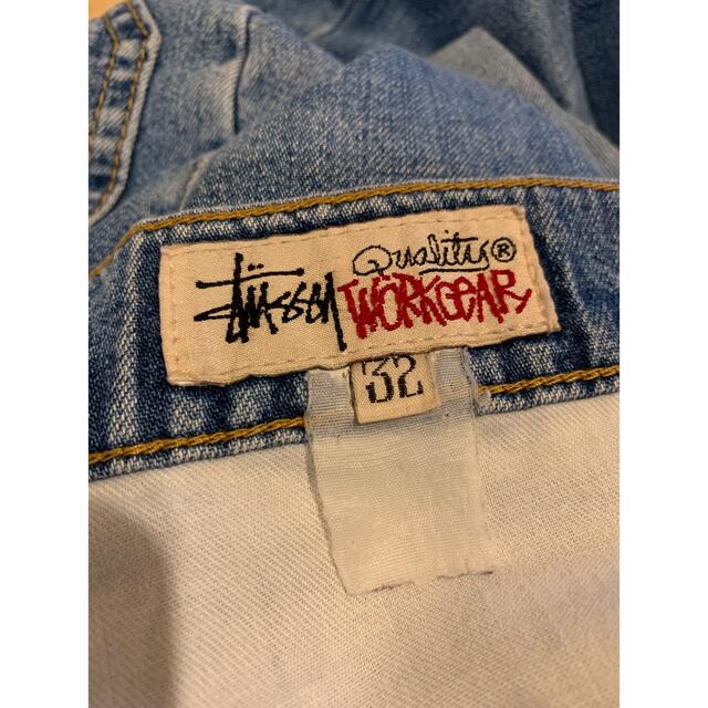STUSSY - STUSSY ステューシー デニム ジーンズ 32 古着 白タグ STUSSY - STUSSY ステューシー デニム ジーンズ 32 古着 白タグ