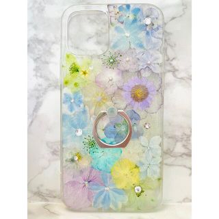 全機種対応 iPhoneケース スマホケース 押し花ケース 花 Android(スマホケース)