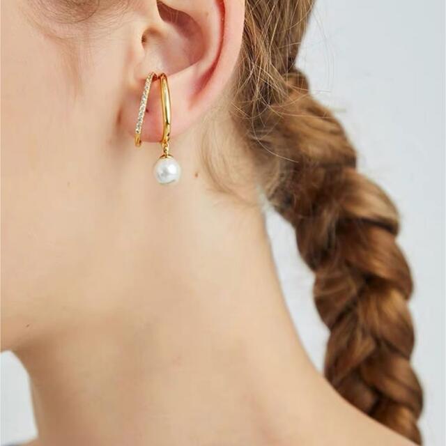 eimy istoire(エイミーイストワール)のPearl earcuff 4set No.404 レディースのアクセサリー(イヤーカフ)の商品写真