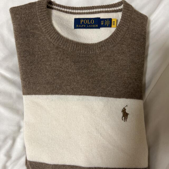 Ralph Lauren(ラルフローレン)のラルフローレン　セーター　ニット　ポロ　ブラウン メンズのトップス(ニット/セーター)の商品写真