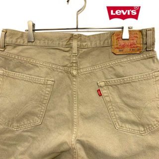 リーバイス(Levi's)の○リーバイス○アメリカ古着550w34リラックスフィットジーンズチノパン　メンズ(デニム/ジーンズ)