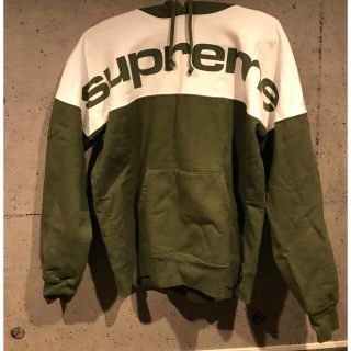 シュプリーム(Supreme)のsupreme ビックロゴパーカー サイズM(パーカー)