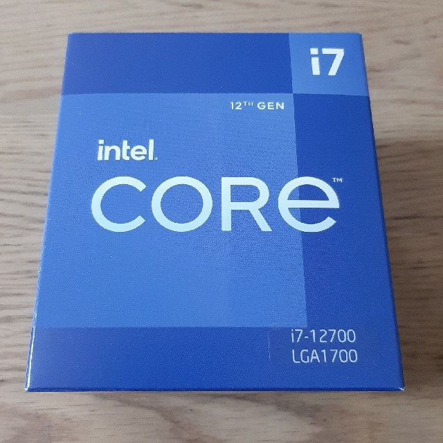 intel Core i7 12700 未開封品PCパーツ