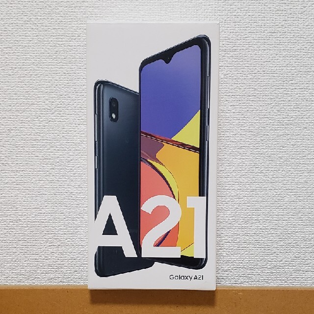 新品未使用　 Galaxy A21 SCV49 ブラック