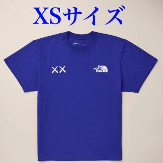 ザノースフェイス(THE NORTH FACE)のKaws  The North Face Tee Bolt Blue XSサイズ(Tシャツ/カットソー(半袖/袖なし))