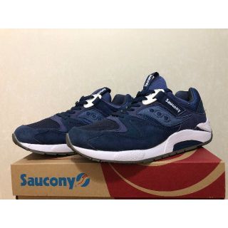 サッカニー(SAUCONY)のSaucony Grid 9000 27.5cm ホワイト マウンテニアリング(スニーカー)