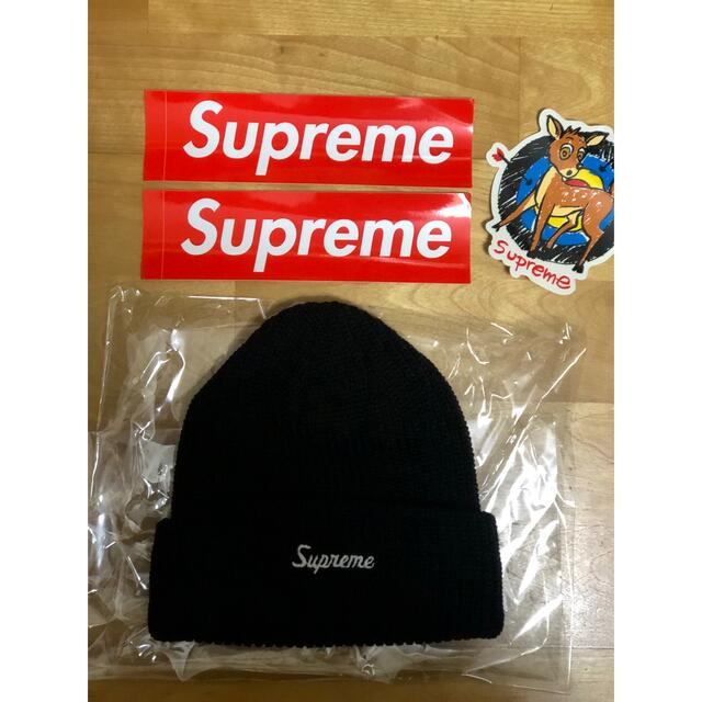 supremeブラックビーニー