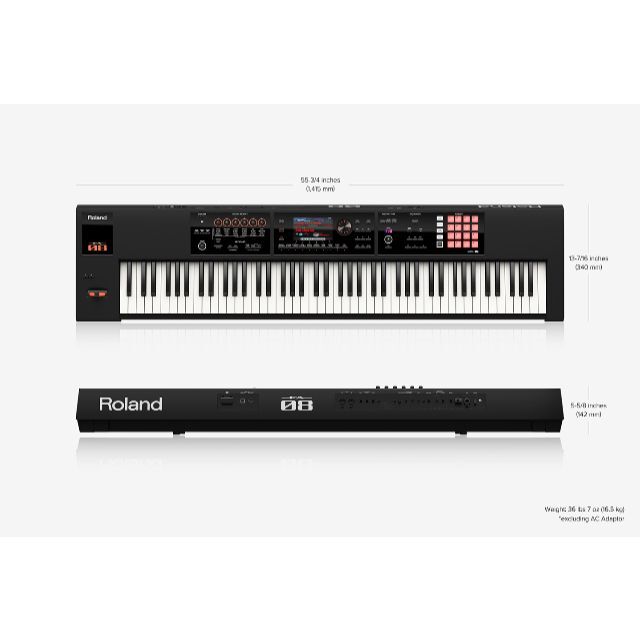 Roland(ローランド)の【美品】Roland FA-08 Music Workstation 楽器の鍵盤楽器(キーボード/シンセサイザー)の商品写真