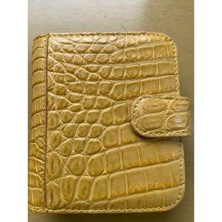 送料無料】(ATTENTION) クロコダイル 二つ折り財布-