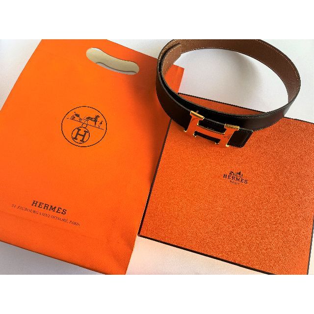 エルメス HERMES コンスタンス レザーベルト 正規品 箱・袋・ショップ袋有-